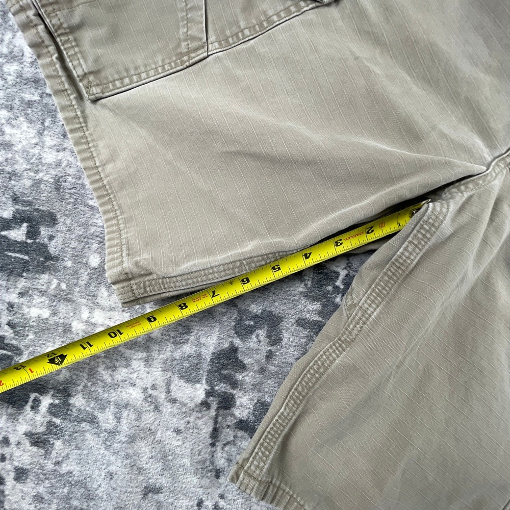 Carhartt Mens 36 Cargo Carpenter Shorts Ripstop Tan Relaxed Fit Rugged Workwear - Picture 6 of 15